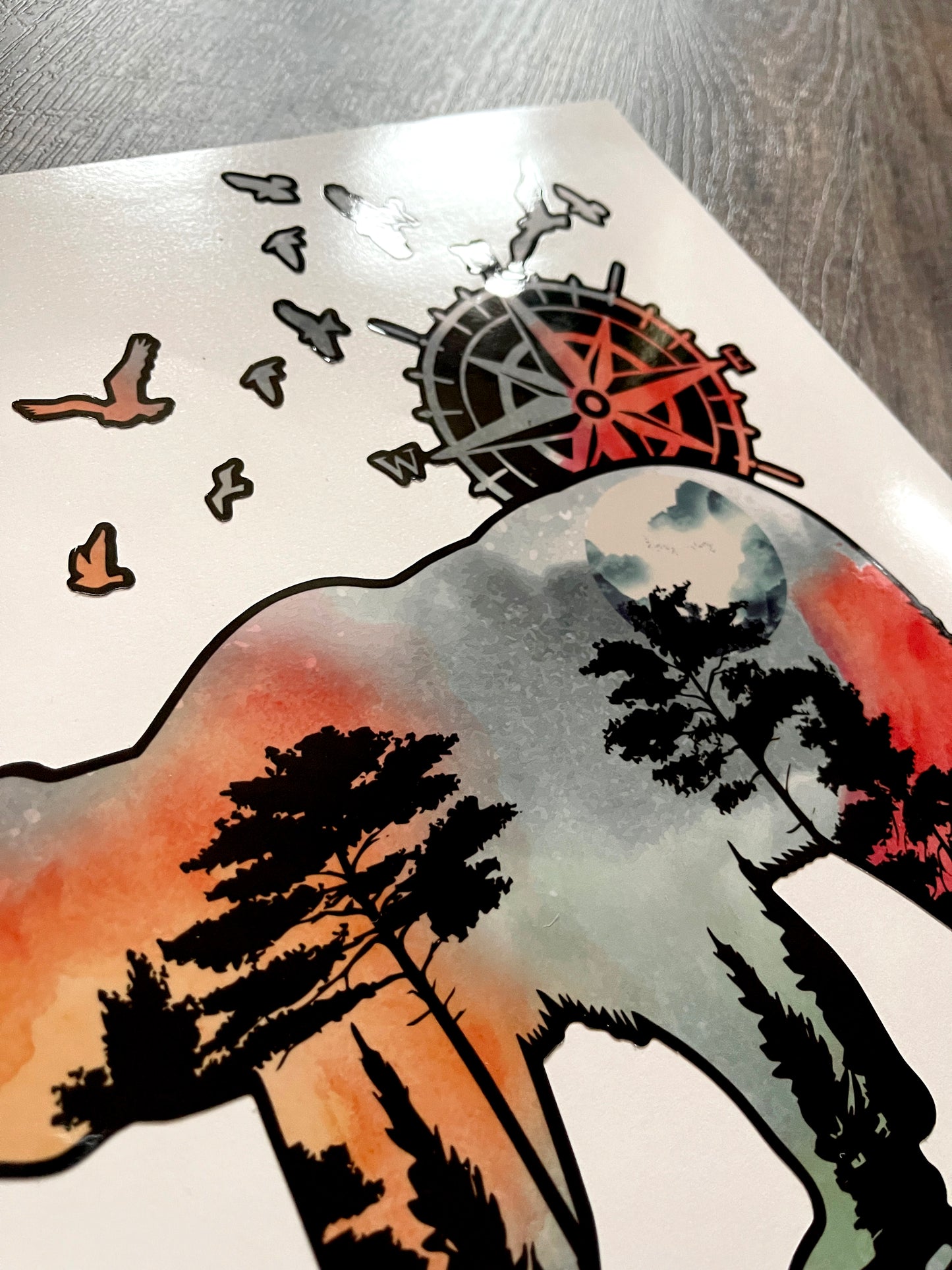 Bear Decal | And Into The Forest I Go Decal | Find My Soul Decal | Explore Decal | Outdoor Lover | Adventure Lover | Traveler | Gift